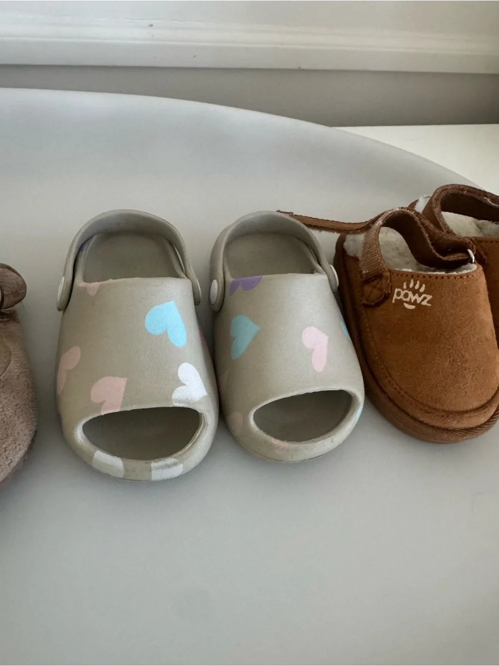 bebe Pink Sparkle Bow Baby Ballet Flats